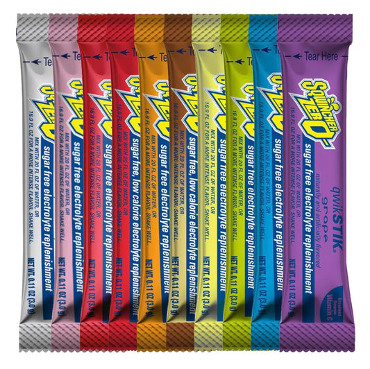 Pack of 500 Stiks Sugar-Free Electrolyte Powdered Beverage Mix (10 Flavors)