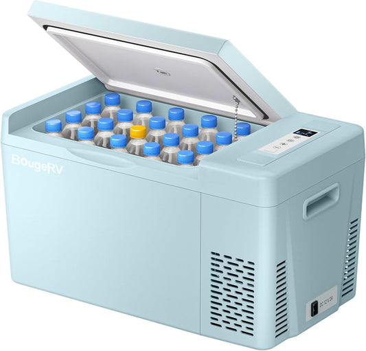 12 Volt Refrigerator 12V Car Fridge 30 Quart Portable Freezer Compressor Cooler 12/24V DC 110~240V AC for Truck Van RV SUV Boat Travel Camping Road Trips Tailgating -7℉~50℉