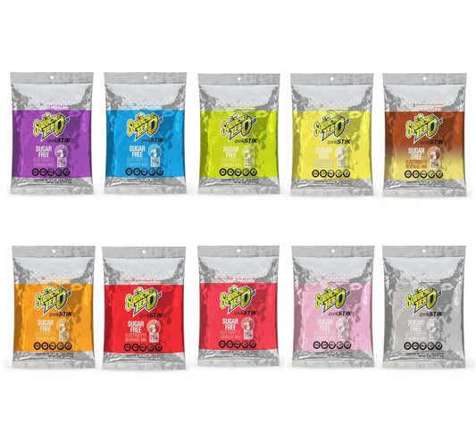 Pack of 500 Stiks Sugar-Free Electrolyte Powdered Beverage Mix (10 Flavors)