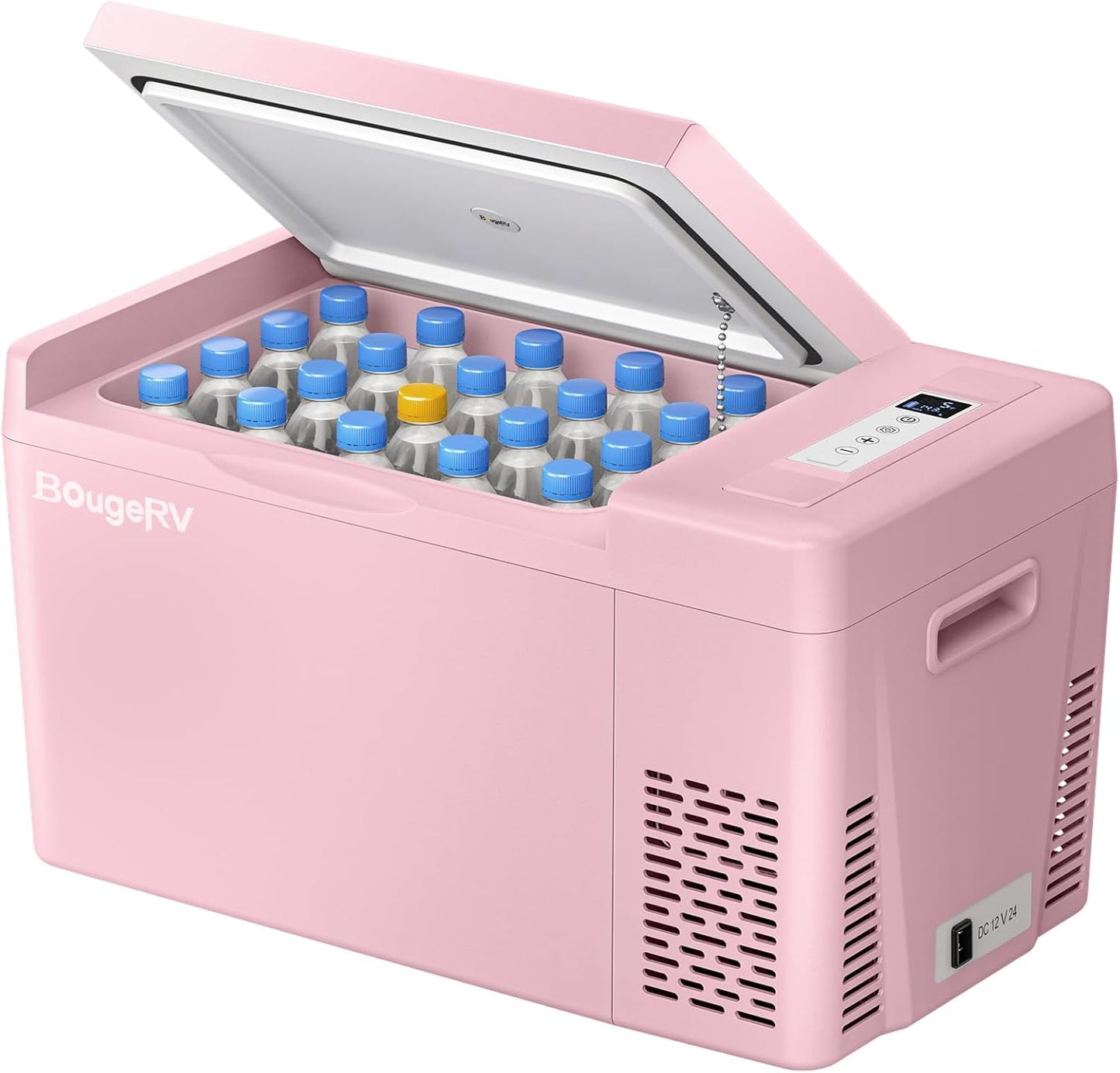 12 Volt Refrigerator 12V Car Fridge 30 Quart Portable Freezer Compressor Cooler 12/24V DC 110~240V AC for Truck Van RV SUV Boat Travel Camping Road Trips Tailgating -7℉~50℉