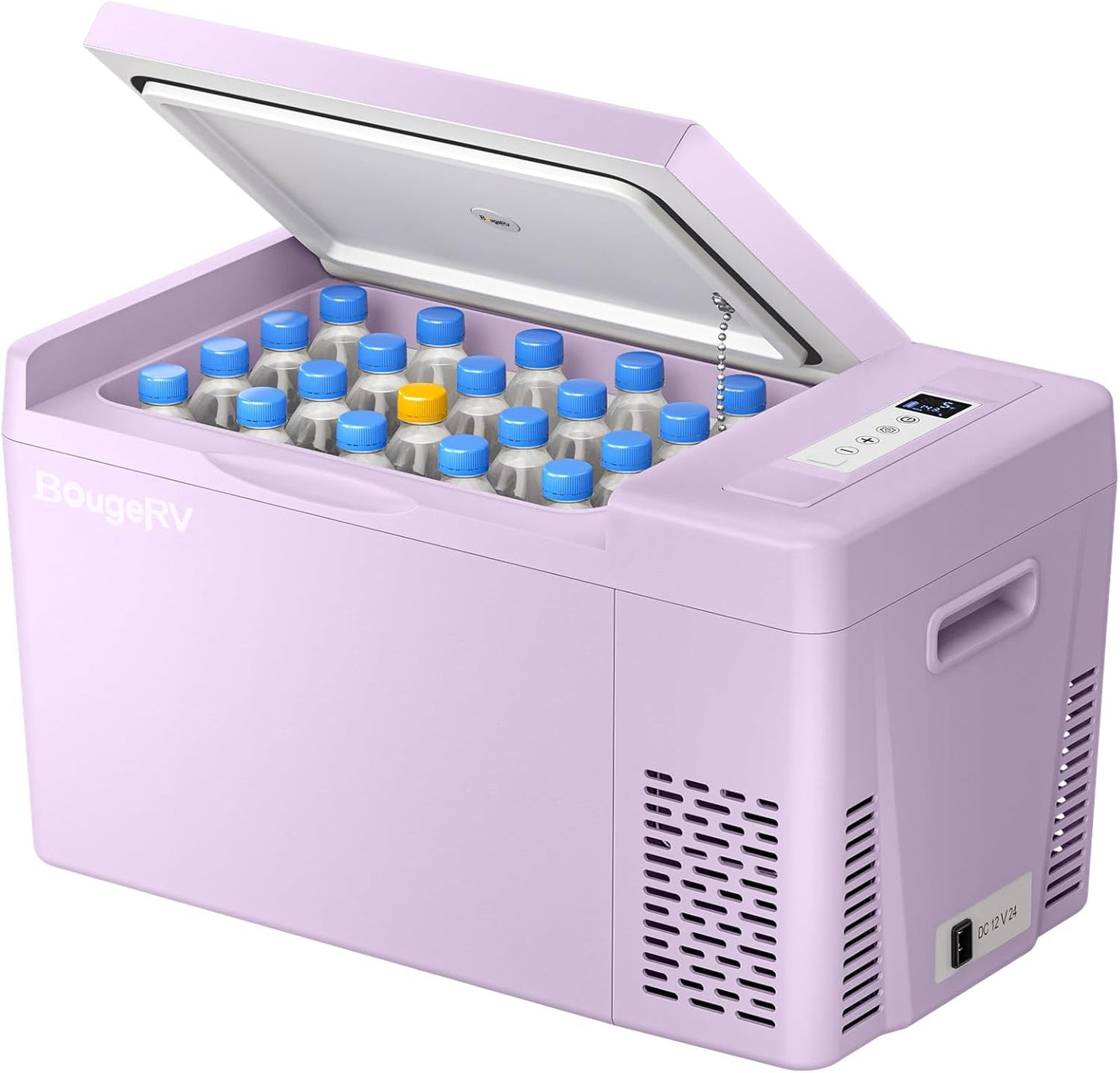 12 Volt Refrigerator 12V Car Fridge 30 Quart Portable Freezer Compressor Cooler 12/24V DC 110~240V AC for Truck Van RV SUV Boat Travel Camping Road Trips Tailgating -7℉~50℉